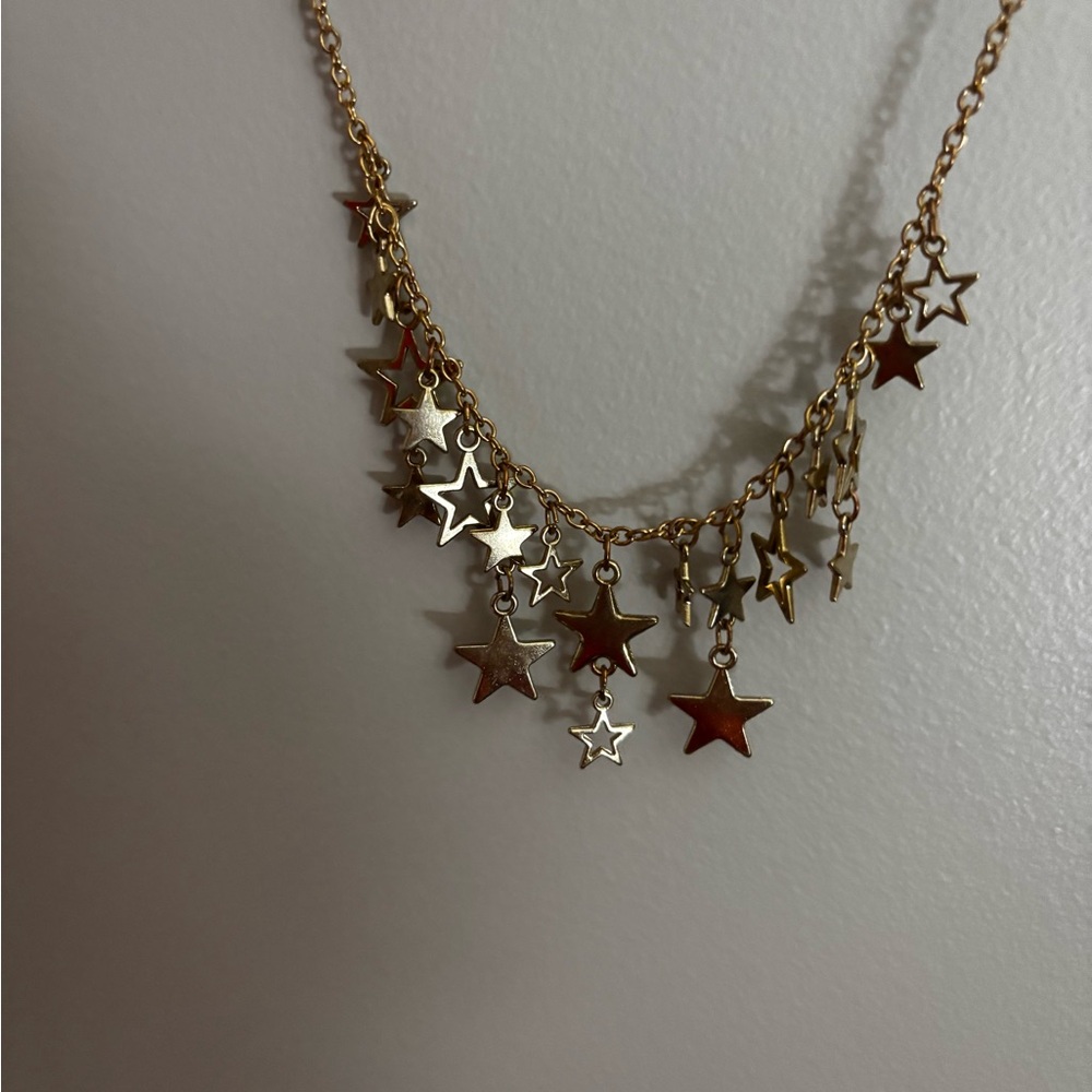 Gold Star Charm Necklace